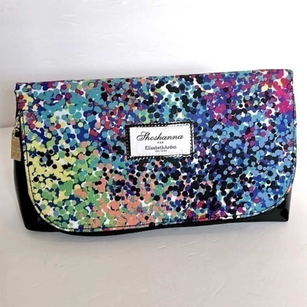 Shoshanna for Elizabeth Arden clutch/makeup bag NWOT